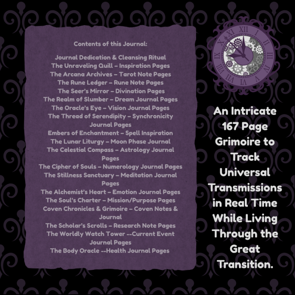 Communing With The Universe | Complete Mystical Practice Integration Planner I Personal & Collective Transition Planning