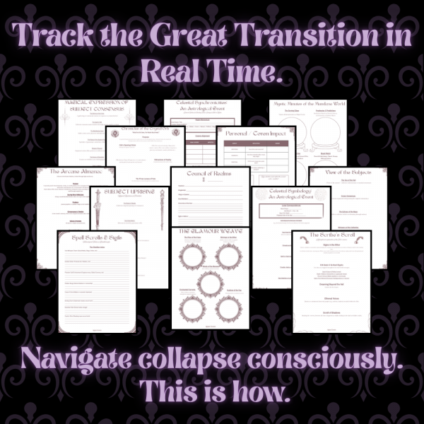Communing With The Universe | Complete Mystical Practice Integration Planner I Personal & Collective Transition Planning