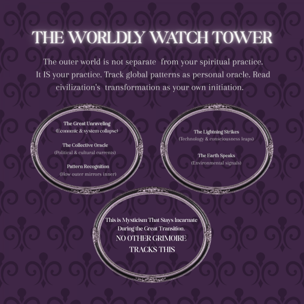 Communing With The Universe | Complete Mystical Practice Integration Planner I Personal & Collective Transition Planning