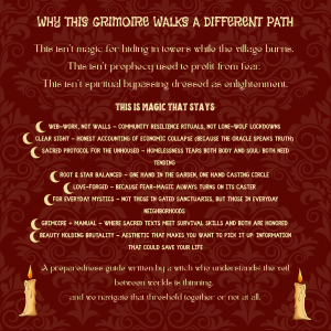 Sacred Resilience Grimoire Economic Collapse Preparation Guide