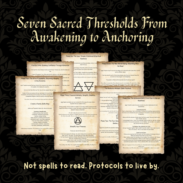 Sacred Resilience Grimoire Economic Collapse Preparation Guide