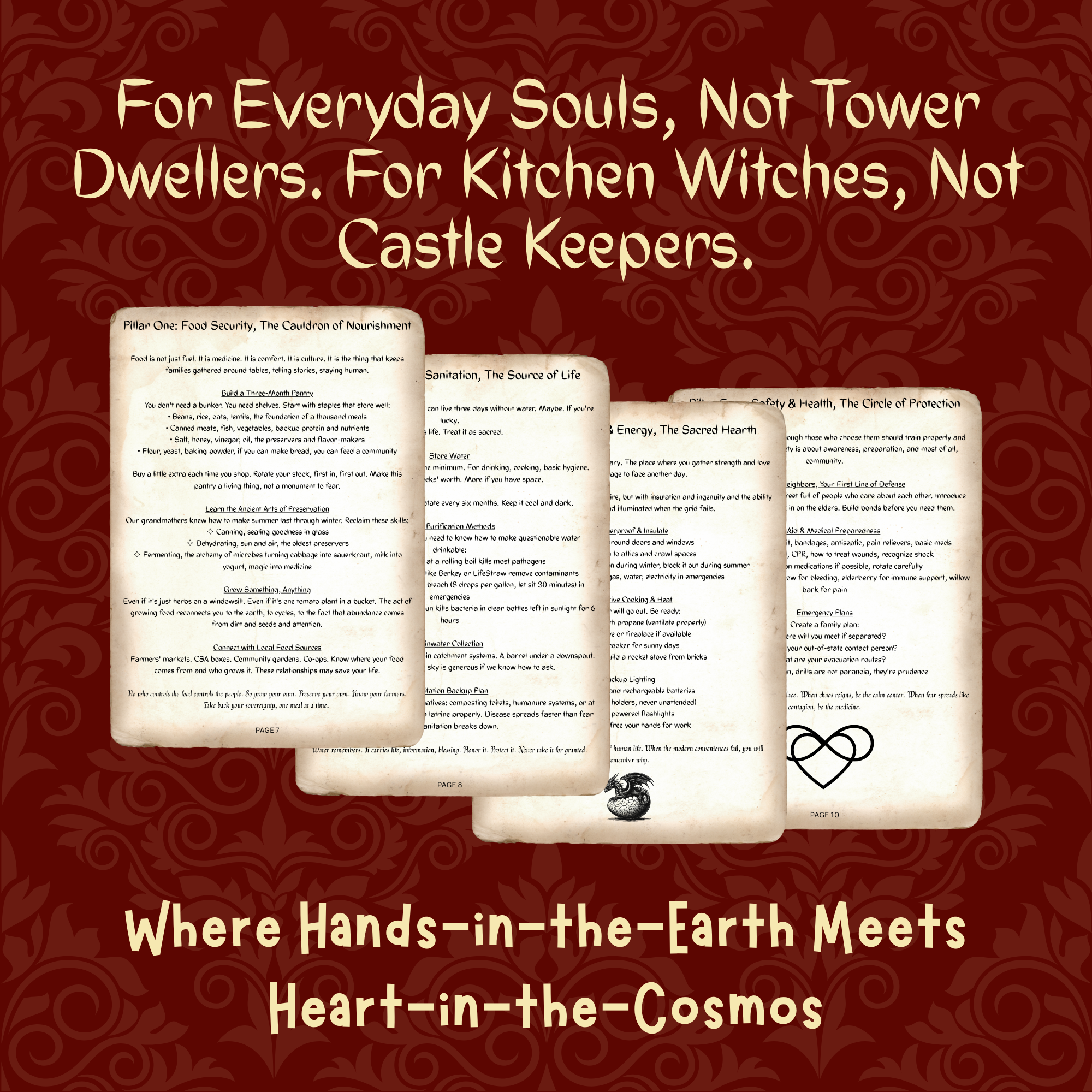 Sacred Resilience Grimoire Economic Collapse Preparation Guide