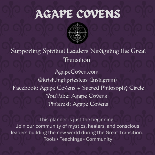 Communing With The Universe | Complete Mystical Practice Integration Planner I Personal & Collective Transition Planning