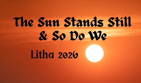 The Sun Stands Still and So Do We